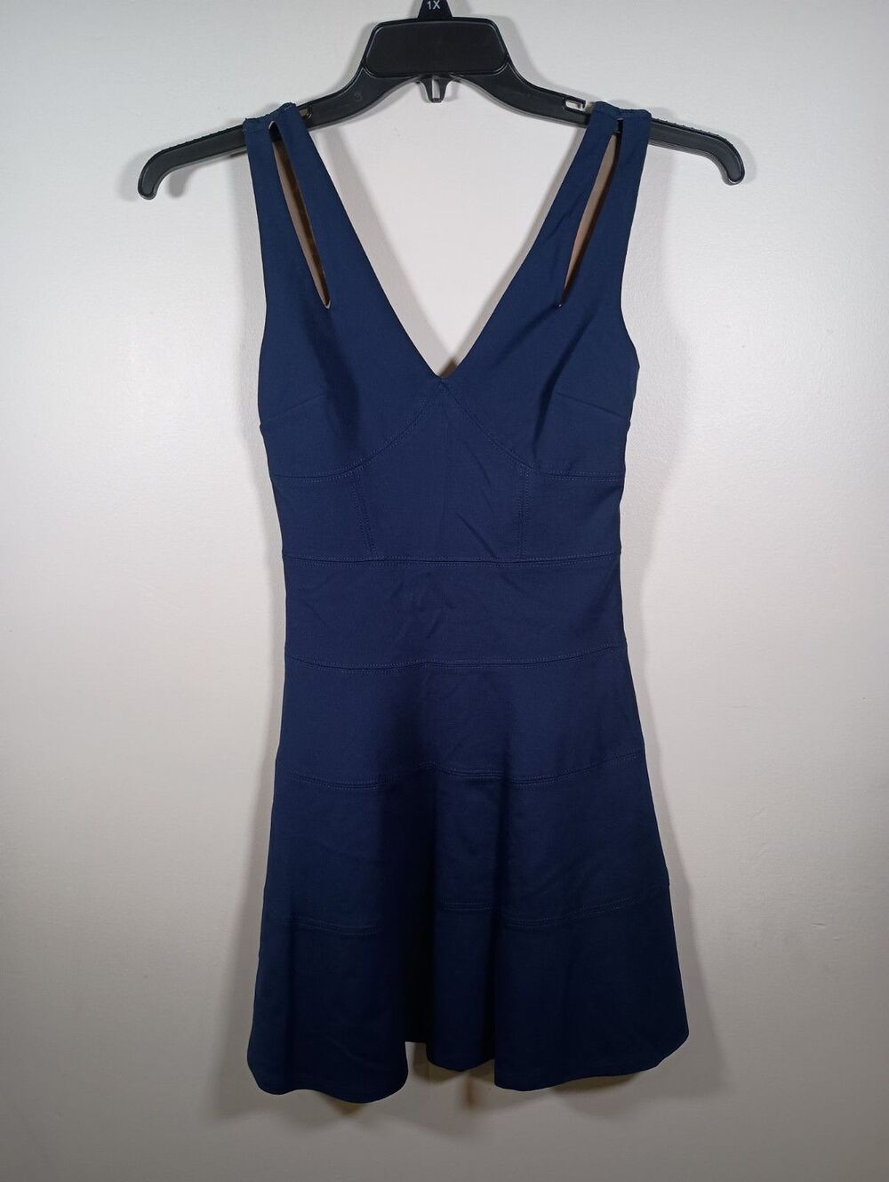 NWT Ali and Jay Navy Blue Lace Sleeveless Cutout Skater Flare Dress Size XS